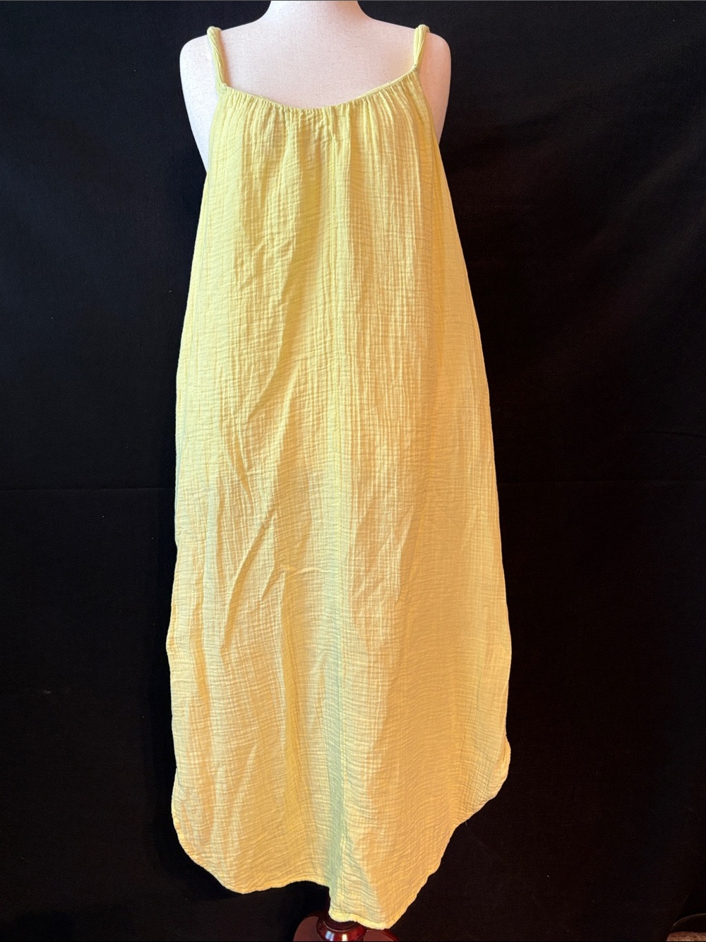 Old Navy 100% Cotton maxi sundress with tie-back low back and pockets